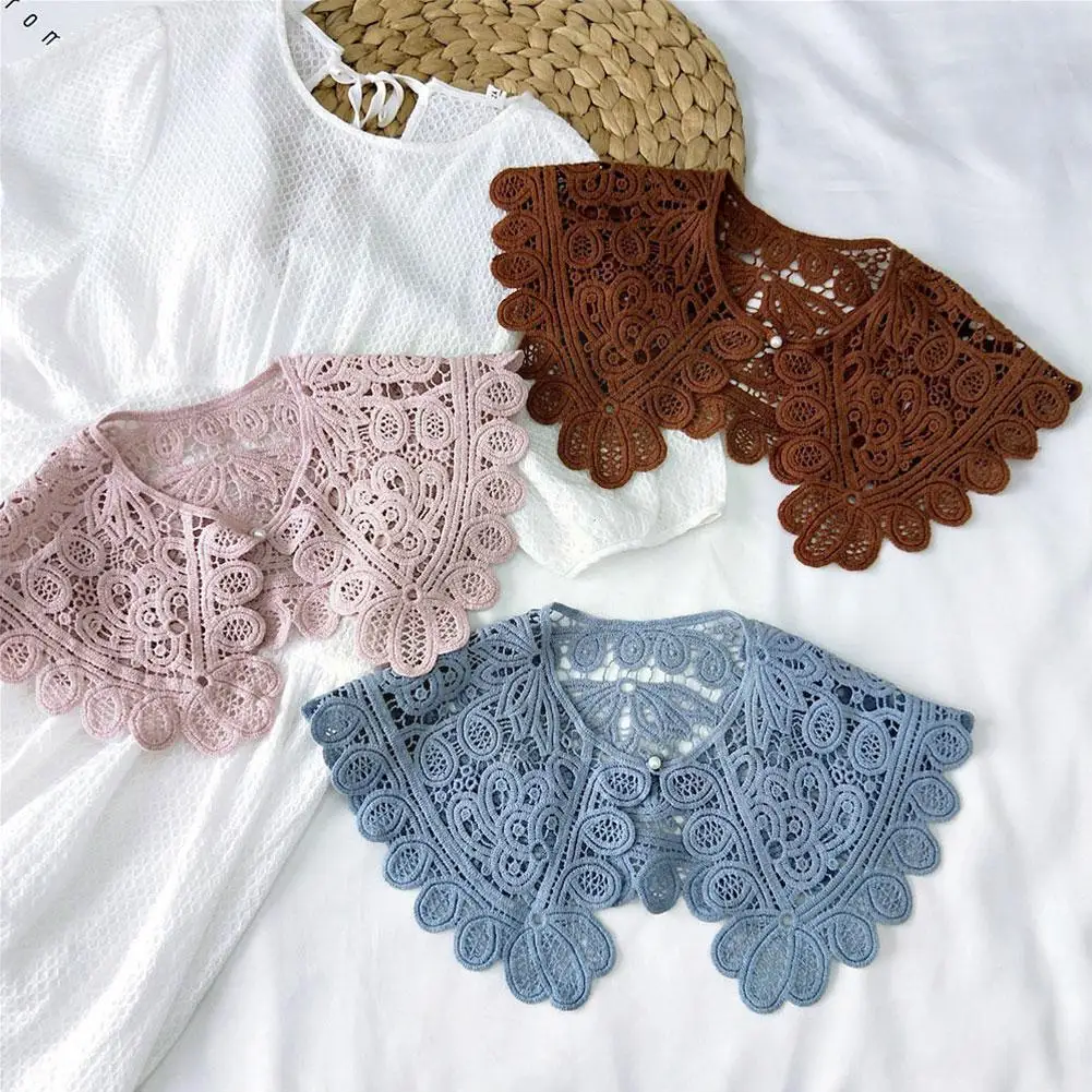 Fake Collars Shawl O-neck False Collar Shirt Women Shirt Lace Detachable Faux Collar Hollow Crochet Half Col F8b1
Fake Collars Shawl O-neck False Collar Shirt Women Shirt Lace Detachable Faux Collar Hollow Crochet Half Col F8b1