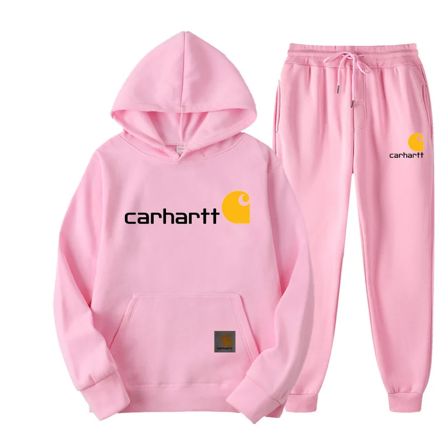 

Carhartt Wip Fashion Men's Sweatshirt Hoody Male Suit Spring Female Man Sets Women's Tracksuit Sportswear Hoodies Sweatpant 2022