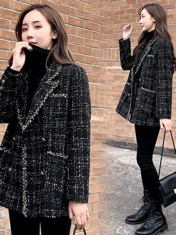 Women Chic Solid Casual Design Style Long Sleeve Elegant Work Plaid Single Button Temperament Office Lady Clothings New
Women Chic Solid Casual Design Style Long Sleeve Elegant Work Plaid Single Button Temperament Office Lady Clothings New