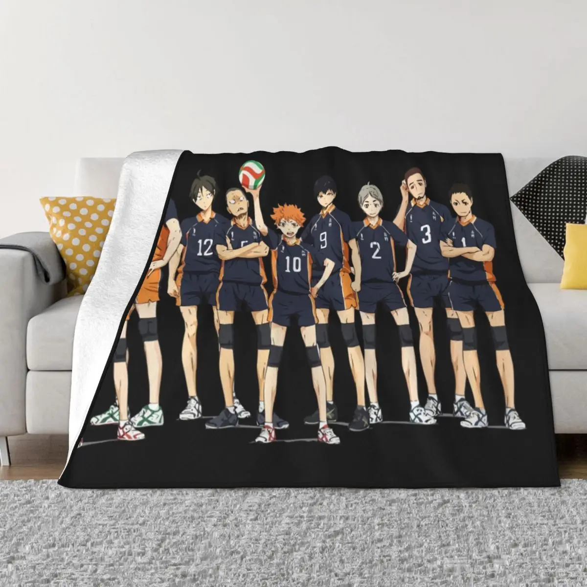 Anime Haikyuu Blanket Fleece Hinata Tanaka Kuroo Kageyama Volleyball Ultra-Soft Throw Blankets for Bedroom Sofa Bed Rug
Anime Haikyuu Blanket Fleece Hinata Tanaka Kuroo Kageyama Volleyball Ultra-Soft Throw Blankets for Bedroom Sofa Bed Rug