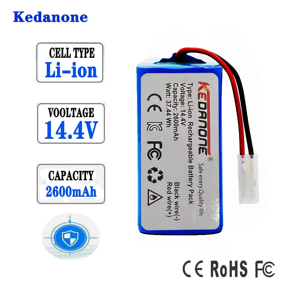 14.8V 4000mAh Li-Ion Battery for Xiaomi G1 MI Robot Vacuum Mop Essential MJSTG1 Robot Vacuum Cleaner Accessories
14.8V 4000mAh Li-Ion Battery for Xiaomi G1 MI Robot Vacuum Mop Essential MJSTG1 Robot Vacuum Cleaner Accessories