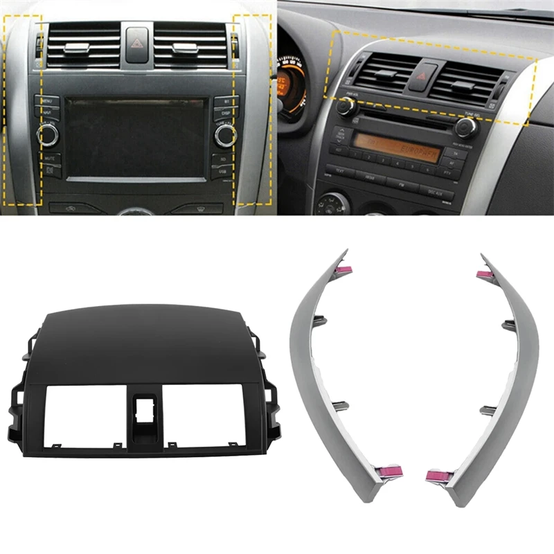1Set Central Dashboard Air Conditioning Outlet Panel+Trim Strip Accessories For Toyota Corolla 2007-2013 Air Vent A/C Trim Cover
1Set Central Dashboard Air Conditioning Outlet Panel+Trim Strip Accessories For Toyota Corolla 2007-2013 Air Vent A/C Trim Cover