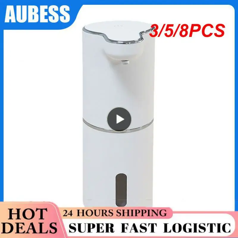 

3/5/8PCS Automatic Soap Dispenser Third-gear Mode Auto Soap Dispense Incline The Liquid Outlet Mute Automatic Induction Machine