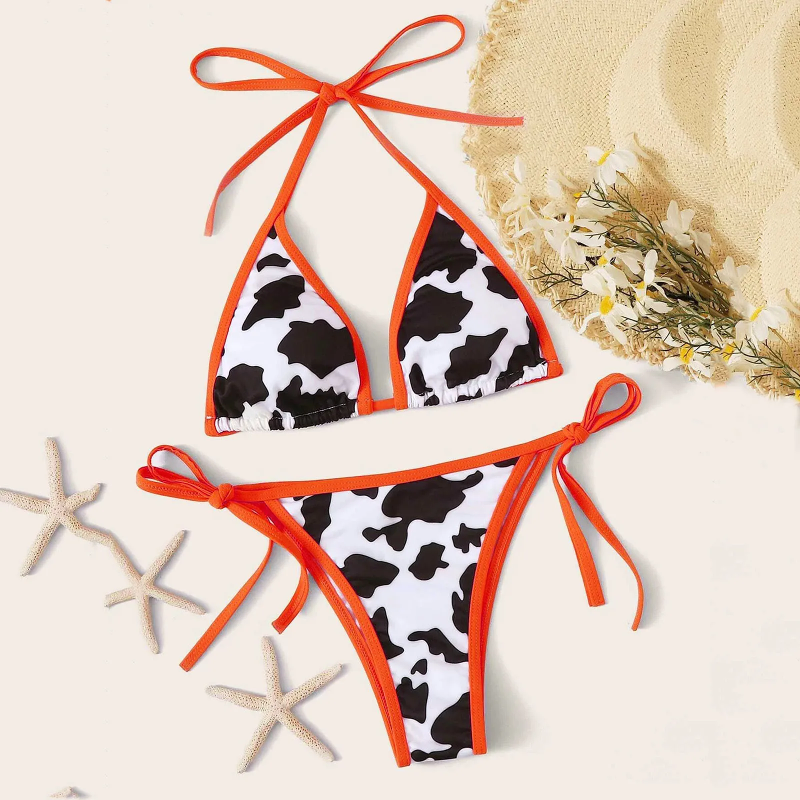 Y2k Mlik Women Swimsuit High Waist Halter Print Beachwear Two Pieces Beachwear Female Padded Brazilian Micro Bathing Suit
Y2k Mlik Women Swimsuit High Waist Halter Print Beachwear Two Pieces Beachwear Female Padded Brazilian Micro Bathing Suit