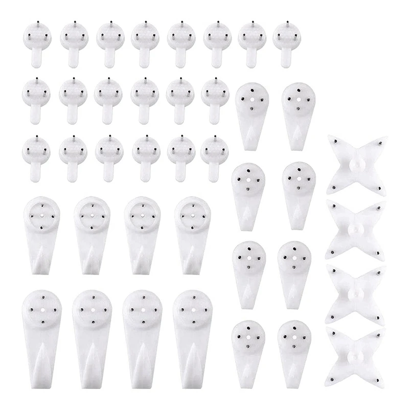 120Pcs Invisible Nail Screws Wall Hooks Picture Hangers Traceless Photo Hook Picture Painting Frame Hanger
120Pcs Invisible Nail Screws Wall Hooks Picture Hangers Traceless Photo Hook Picture Painting Frame Hanger