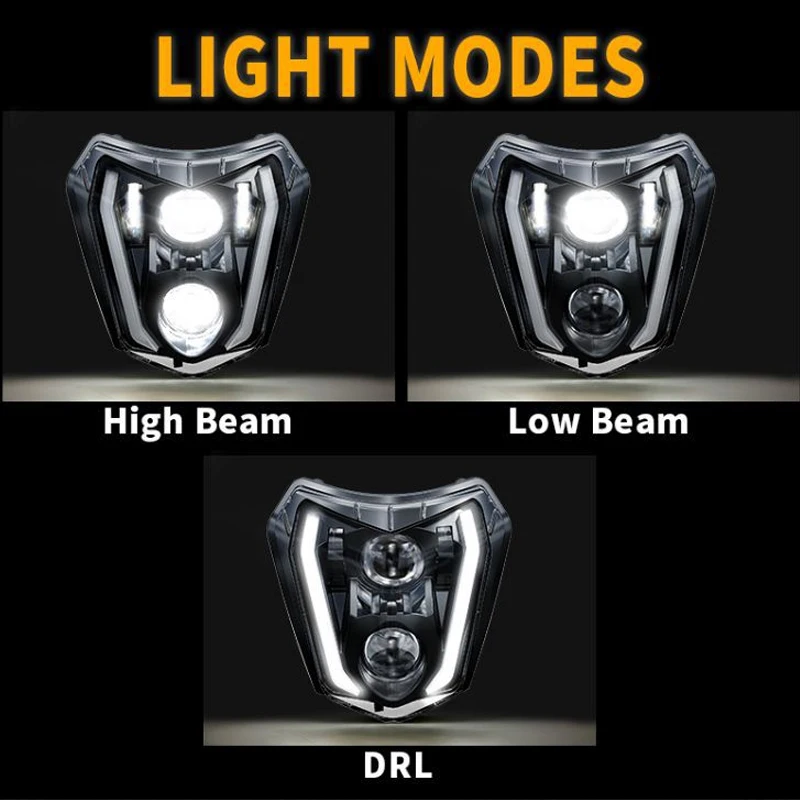 Motocross Dual Sport LED Headlight Head Light For Ktm 2017-2018 XCF SX F SMR SMC XC-W EXC-F Six Days Dirt Bike Handlamp
Motocross Dual Sport LED Headlight Head Light For Ktm 2017-2018 XCF SX F SMR SMC XC-W EXC-F Six Days Dirt Bike Handlamp