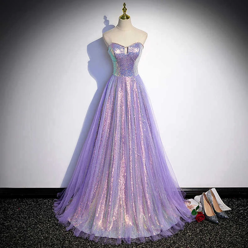 Long Evening Dresses Plus Size Lace Up Back Formal Party Gowns Violet Prom Dress
Long Evening Dresses Plus Size Lace Up Back Formal Party Gowns Violet Prom Dress