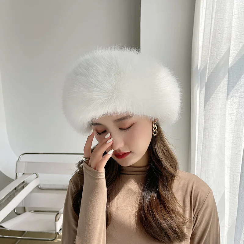 Thickened Warm Beret Snow Hats Fox Fur Hats Women Dome Bonnets Casual Solid Winter Hat Ski Beanies Fashion Trendy Bomber Hats
Thickened Warm Beret Snow Hats Fox Fur Hats Women Dome Bonnets Casual Solid Winter Hat Ski Beanies Fashion Trendy Bomber Hats