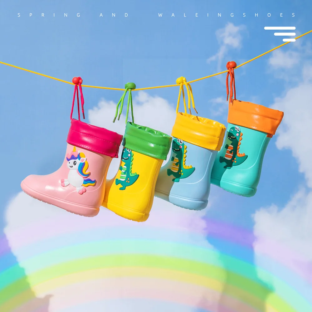 2023 Rain Shoes Children's EVA Cartoon Dinosaur Shoes Boys Boots Waterproof Non Slip Casual Rain Boots KidsRainbow High Shoes
2023 Rain Shoes Children's EVA Cartoon Dinosaur Shoes Boys Boots Waterproof Non Slip Casual Rain Boots KidsRainbow High Shoes