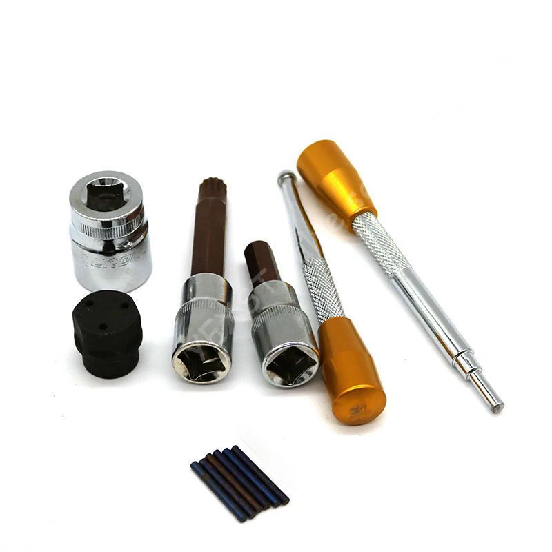 Набор инструментов для разборки форсунки дизельного топлива общей топливной магистрали BOSCH DENSO, 6 шт. 
Набор инструментов для разборки форсунки дизельного топлива общей топливной магистрали BOSCH DENSO, 6 шт.