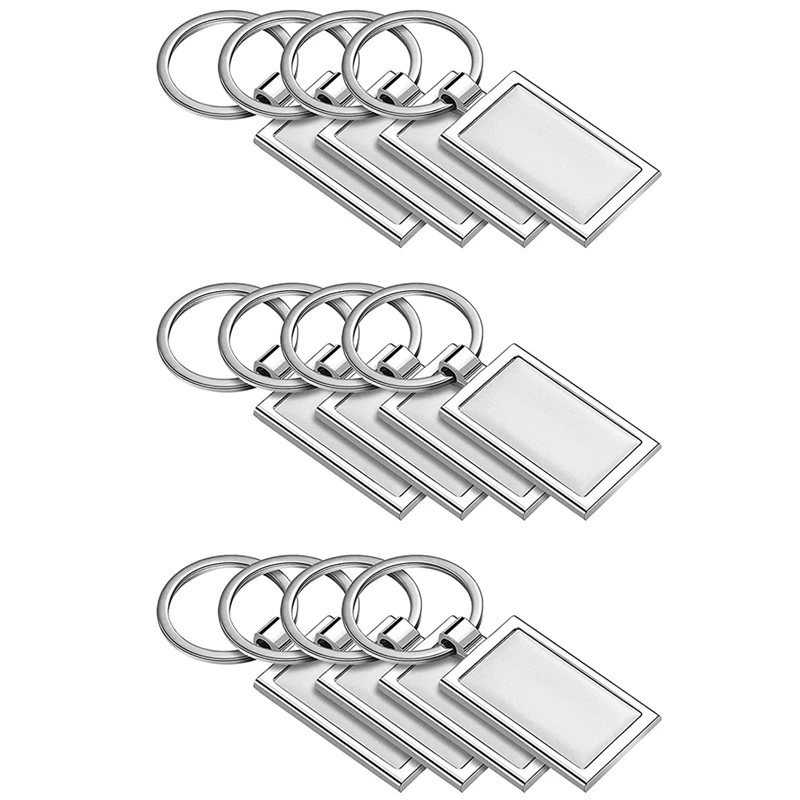 12 Pieces Sublimation Blank Keychain Rectangle Metal Heat Transfer Keychain Blank Key Rings For DIY Crafts Supplies
12 Pieces Sublimation Blank Keychain Rectangle Metal Heat Transfer Keychain Blank Key Rings For DIY Crafts Supplies