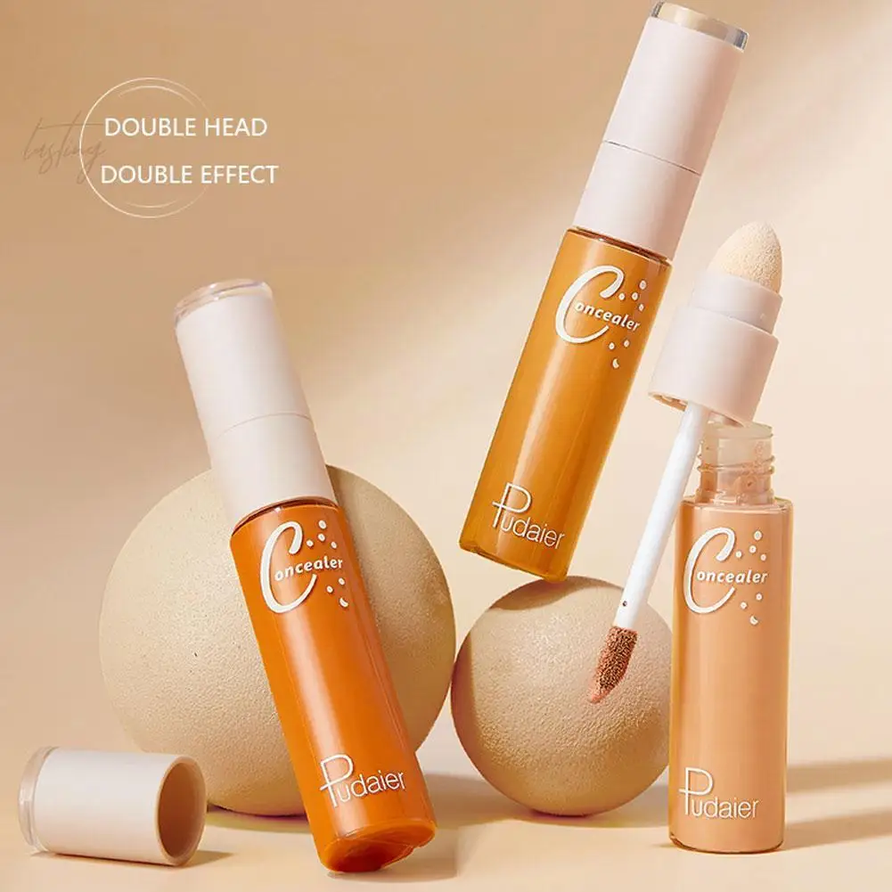 5 Colors Double-headed Brightening Liquid Concealer Foundation Waterproof Foundation Cream Concealer Face Contour Cream N6A7
5 Colors Double-headed Brightening Liquid Concealer Foundation Waterproof Foundation Cream Concealer Face Contour Cream N6A7