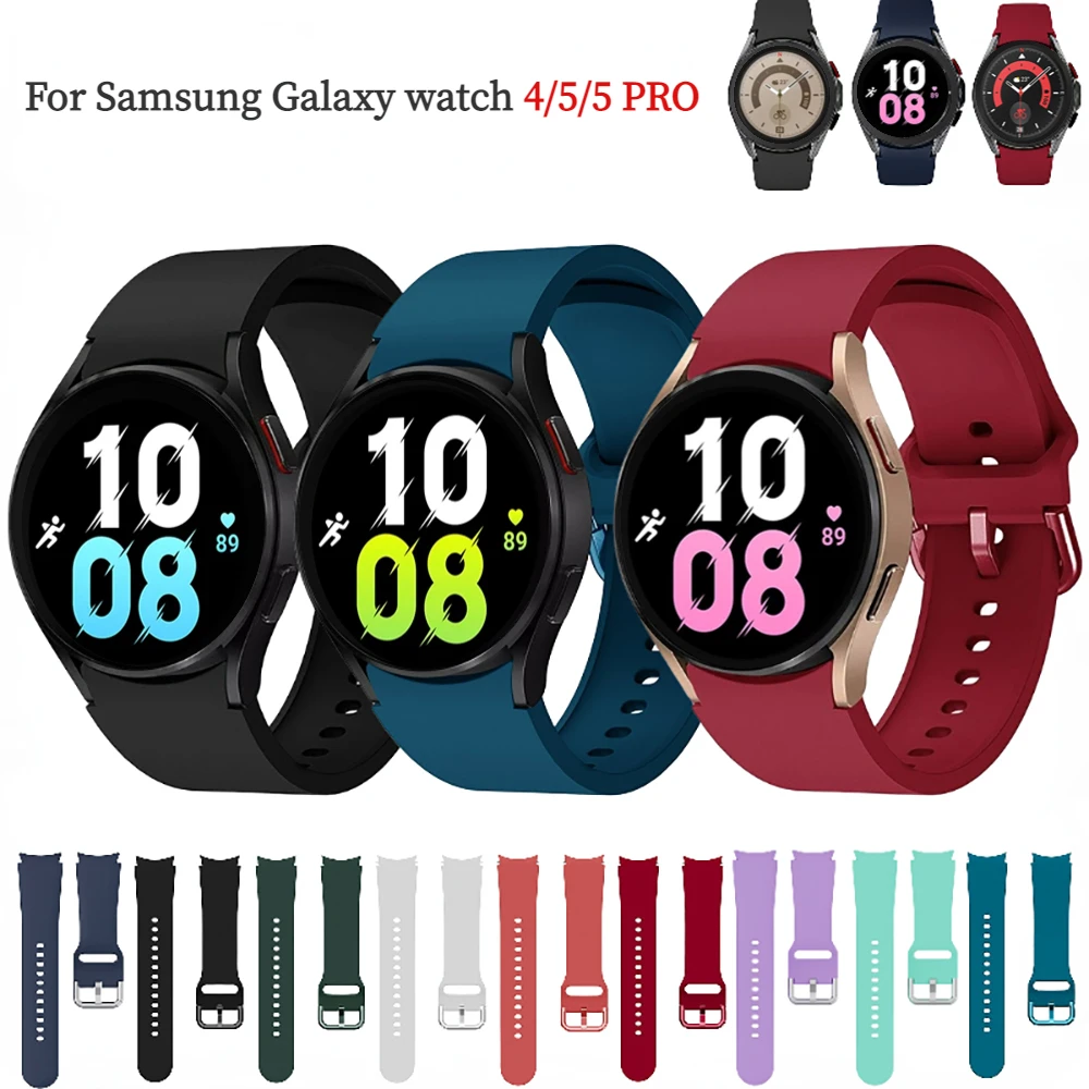 Silicone strap For Samsung Galaxy watch 5/5 Pro 45mm Seamlessly connect watch wristbands For Galaxy watch 4/4 Classic 42/44/46mm
Silicone strap For Samsung Galaxy watch 5/5 Pro 45mm Seamlessly connect watch wristbands For Galaxy watch 4/4 Classic 42/44/46mm