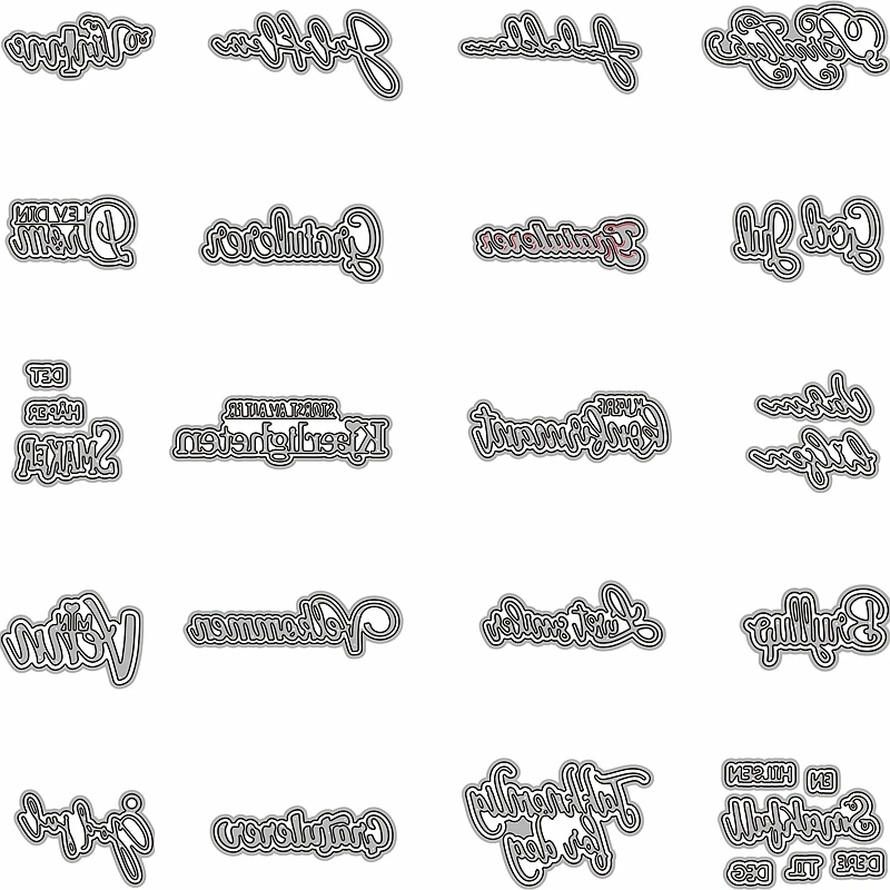 Metal Cutting Dies Norwegian Swedish Danish Dapsbarnet Friend Congratulates Welcome Words Sentence Letter Decorate Cards Craft 
Metal Cutting Dies Norwegian Swedish Danish Dapsbarnet Friend Congratulates Welcome Words Sentence Letter Decorate Cards Craft