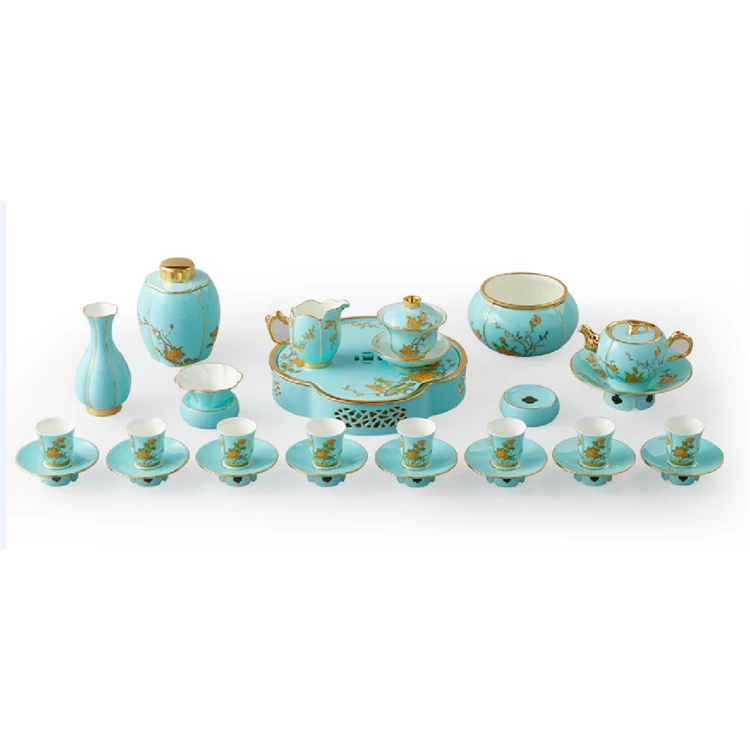 High Quality West Lake Blue Tea Cups Set Ceramics Porcelain 33 Piece Ceramic Tea Cup And Saucer Set
High Quality West Lake Blue Tea Cups Set Ceramics Porcelain 33 Piece Ceramic Tea Cup And Saucer Set