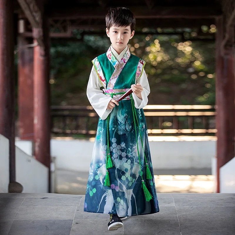 Ancient Chinese Costume Boys Spring Vintage Classic Floral Printing Lacing Loose Soft Thin Long Sleeve Hán Phục Trung Quốc 2022
Ancient Chinese Costume Boys Spring Vintage Classic Floral Printing Lacing Loose Soft Thin Long Sleeve Hán Phục Trung Quốc 2022