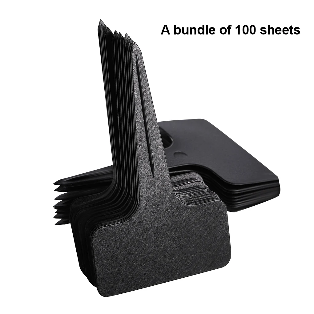 100pcs Garden Labels Plant Classification Sorting Sign Tag Ticket Plastic Writing Plate Board Plug In Card Black
100pcs Garden Labels Plant Classification Sorting Sign Tag Ticket Plastic Writing Plate Board Plug In Card Black