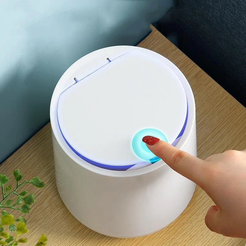 Small Round Plastic Trash Can Wastebasket Garbage Container Bin with Swing Top Lid for Bathrooms Kitchens Home Offices
Small Round Plastic Trash Can Wastebasket Garbage Container Bin with Swing Top Lid for Bathrooms Kitchens Home Offices