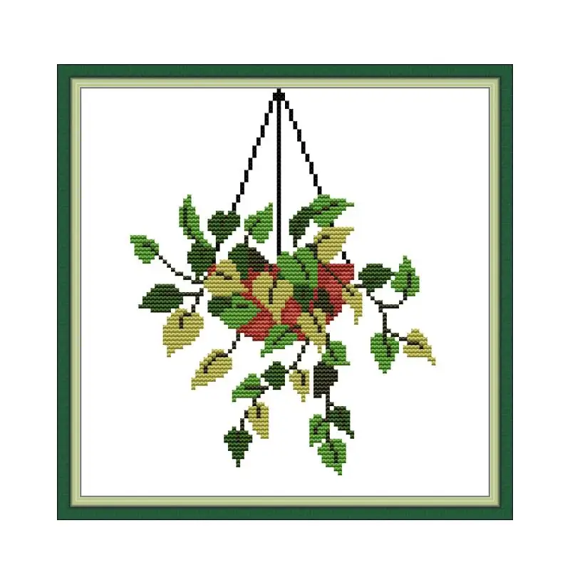 Hanging flower basket cross stitch kit bird winter snow 18ct 14ct 11ct count printed embroidery DIY handmade needlework craft
Hanging flower basket cross stitch kit bird winter snow 18ct 14ct 11ct count printed embroidery DIY handmade needlework craft