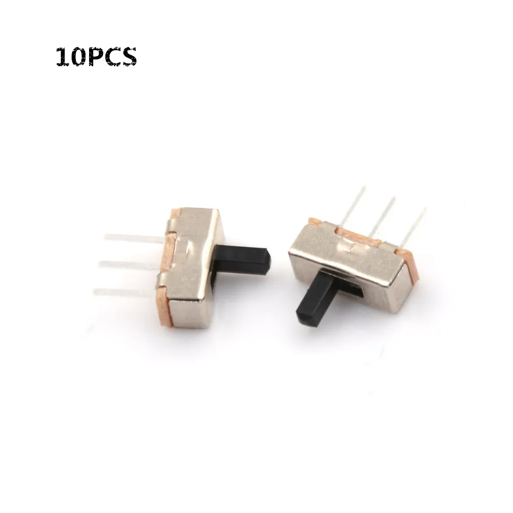 10pcs Interruptor On-off Mini Slide Switch SS12D00 SS12D00G3 3pin 1P2T 2 Position Toggle Switch Handle Length:3MM 
10pcs Interruptor On-off Mini Slide Switch SS12D00 SS12D00G3 3pin 1P2T 2 Position Toggle Switch Handle Length:3MM