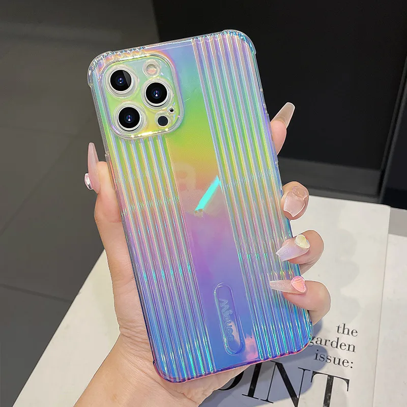 Colorful Gradient Rainbow Color Plated Phone Case For iPhone 13 12 11 Phone Case Laser Blu-ray For Apple 8/XS Protective Case
Colorful Gradient Rainbow Color Plated Phone Case For iPhone 13 12 11 Phone Case Laser Blu-ray For Apple 8/XS Protective Case