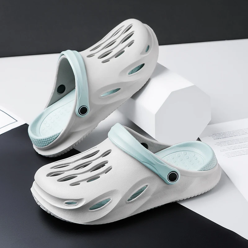 New Clogs Men Summer Shoes Sandals Fashion Men's Holes Sandals Hollow Breathable Flip Flops Shoes Light Wading Beach Slippers
New Clogs Men Summer Shoes Sandals Fashion Men's Holes Sandals Hollow Breathable Flip Flops Shoes Light Wading Beach Slippers