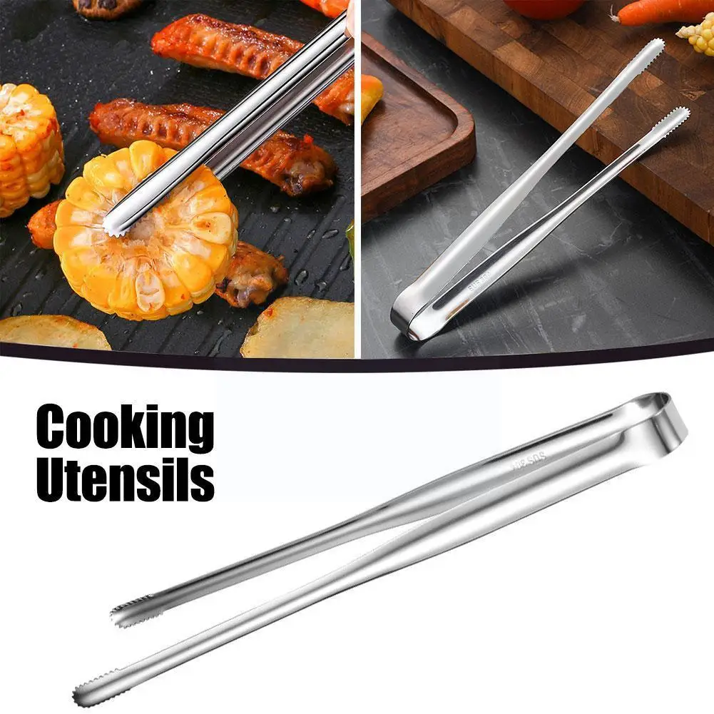 New Stainless Steel Grill Tongs Cooking Utensils For Bbq Baking Silver Kitchen Accessories Camping Supplies Camping Equipme H1k2
New Stainless Steel Grill Tongs Cooking Utensils For Bbq Baking Silver Kitchen Accessories Camping Supplies Camping Equipme H1k2