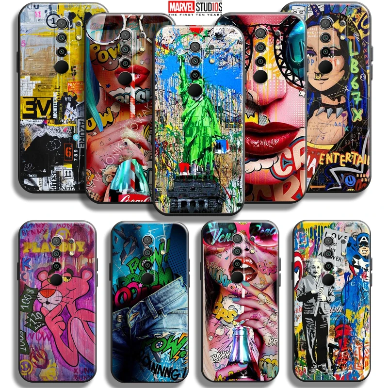 Street Graffiti Oil Painting Phone Case 6.53 Inch For Xiaomi Redmi 9 Phone Case Funda Soft Silicone Cover Liquid Silicon Coque
Street Graffiti Oil Painting Phone Case 6.53 Inch For Xiaomi Redmi 9 Phone Case Funda Soft Silicone Cover Liquid Silicon Coque