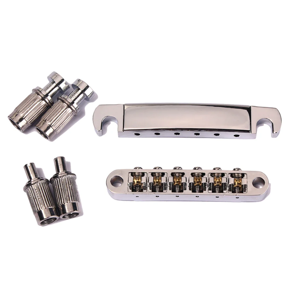 Chrome Guitar Roller Bridge Saddle Tailpiece Guitar Bridge Tailpiece for Electric Guitar Replacement Parts (Silver)
Chrome Guitar Roller Bridge Saddle Tailpiece Guitar Bridge Tailpiece for Electric Guitar Replacement Parts (Silver)