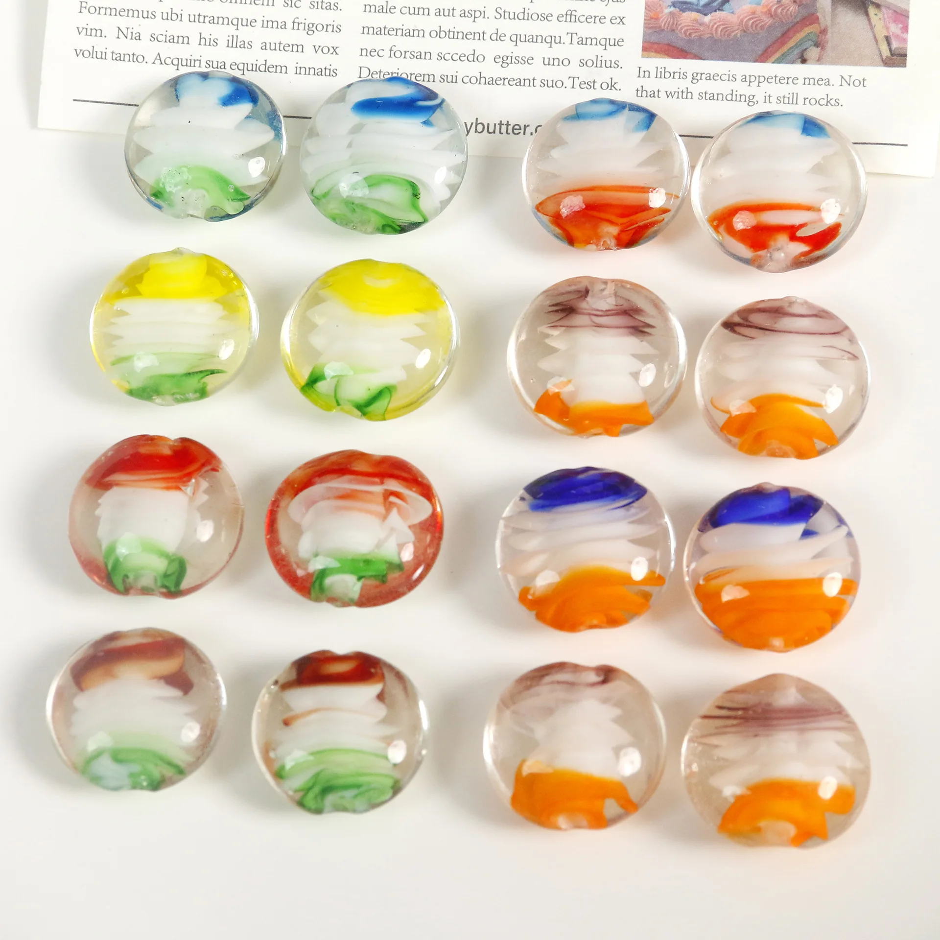 5pcs geometric oblate gradient color bead glass Beads for Jewelry Making DIY Handmade Bracelet Necklace Accessories
5pcs geometric oblate gradient color bead glass Beads for Jewelry Making DIY Handmade Bracelet Necklace Accessories