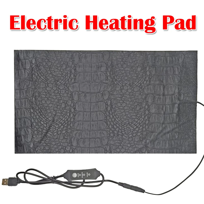 Electric Heating Pad PU Leather Crocodile Pattern USB Keep Warm Heated Mat for Cat Dog Neck Back 3 Modes Adjustable Temperature 
Electric Heating Pad PU Leather Crocodile Pattern USB Keep Warm Heated Mat for Cat Dog Neck Back 3 Modes Adjustable Temperature