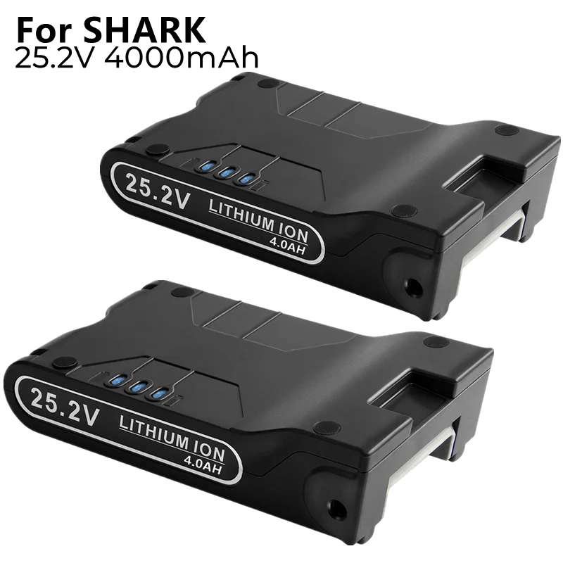 25.2V 4.0Ah Replacement Battery for Shark XBAT200 Compatible with Shark IF200 IF201 for Shark Cordless Vacuum Cleaners ION Flex
25.2V 4.0Ah Replacement Battery for Shark XBAT200 Compatible with Shark IF200 IF201 for Shark Cordless Vacuum Cleaners ION Flex