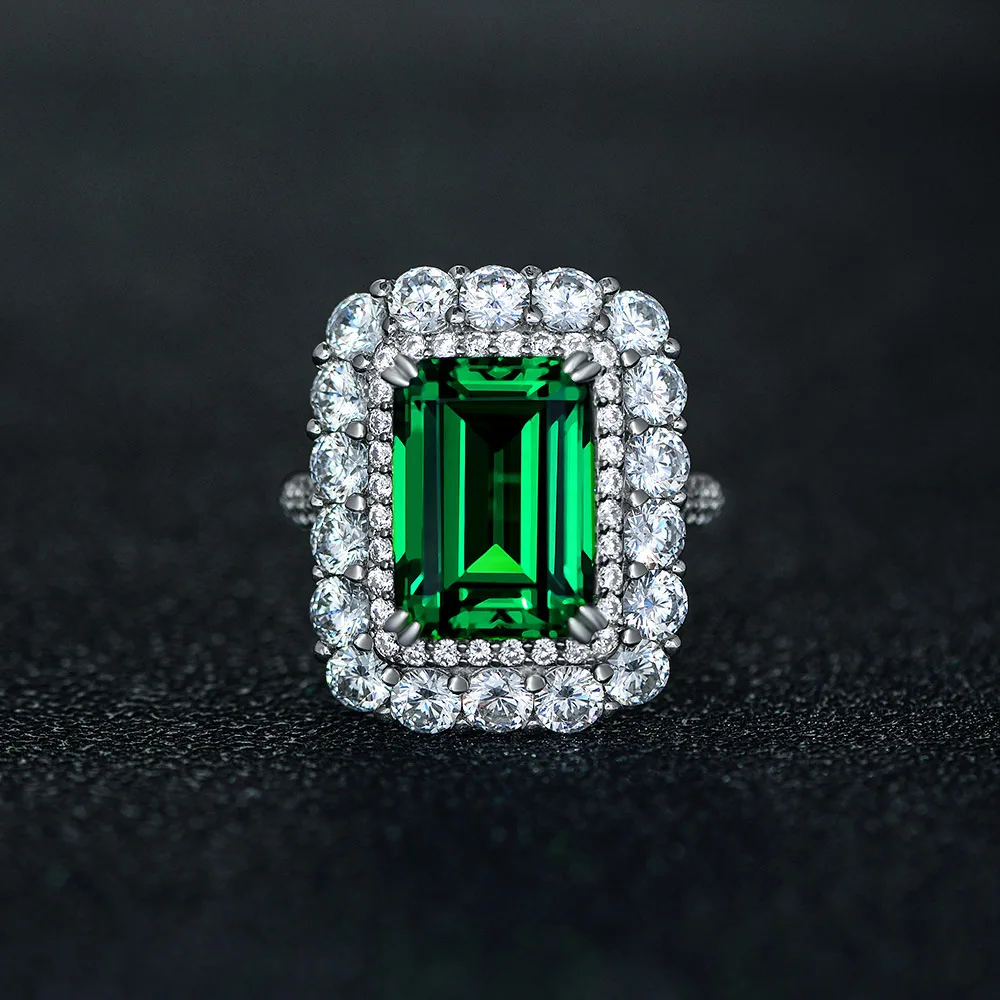 2021 new S925 sterling silver ring retro rectangular car flat high carbon diamond female ring about 15 carats
2021 new S925 sterling silver ring retro rectangular car flat high carbon diamond female ring about 15 carats