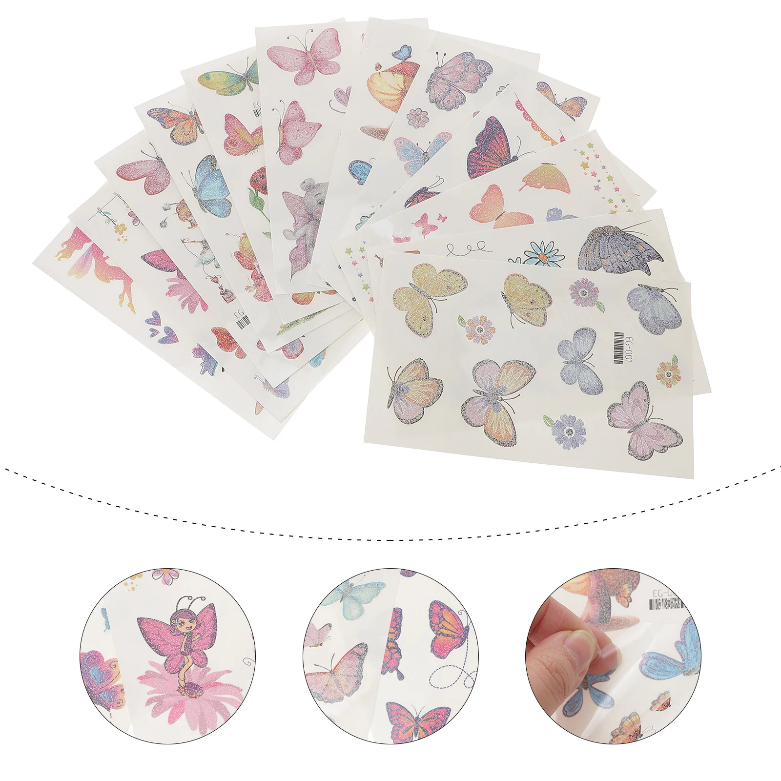 Butterflytattoo Self Adhesivewomen Mini Tiny Tatuajes Temporales Woman