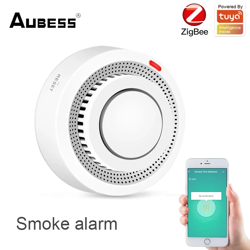 Tuya WiFi Smoke Alarm Smoke Detection Sensor Smart Life APP Remote Control Detector Home Security System Firefighters
Tuya WiFi Smoke Alarm Smoke Detection Sensor Smart Life APP Remote Control Detector Home Security System Firefighters