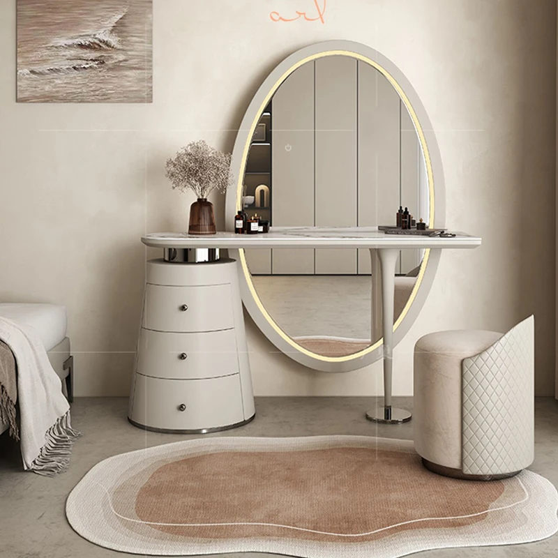 Womens Dressers Dressers Luxury Handles Cosmetics Modern Vanity Dressers Makeup Full Body Mirrors Schminktisch Household Items
Womens Dressers Dressers Luxury Handles Cosmetics Modern Vanity Dressers Makeup Full Body Mirrors Schminktisch Household Items