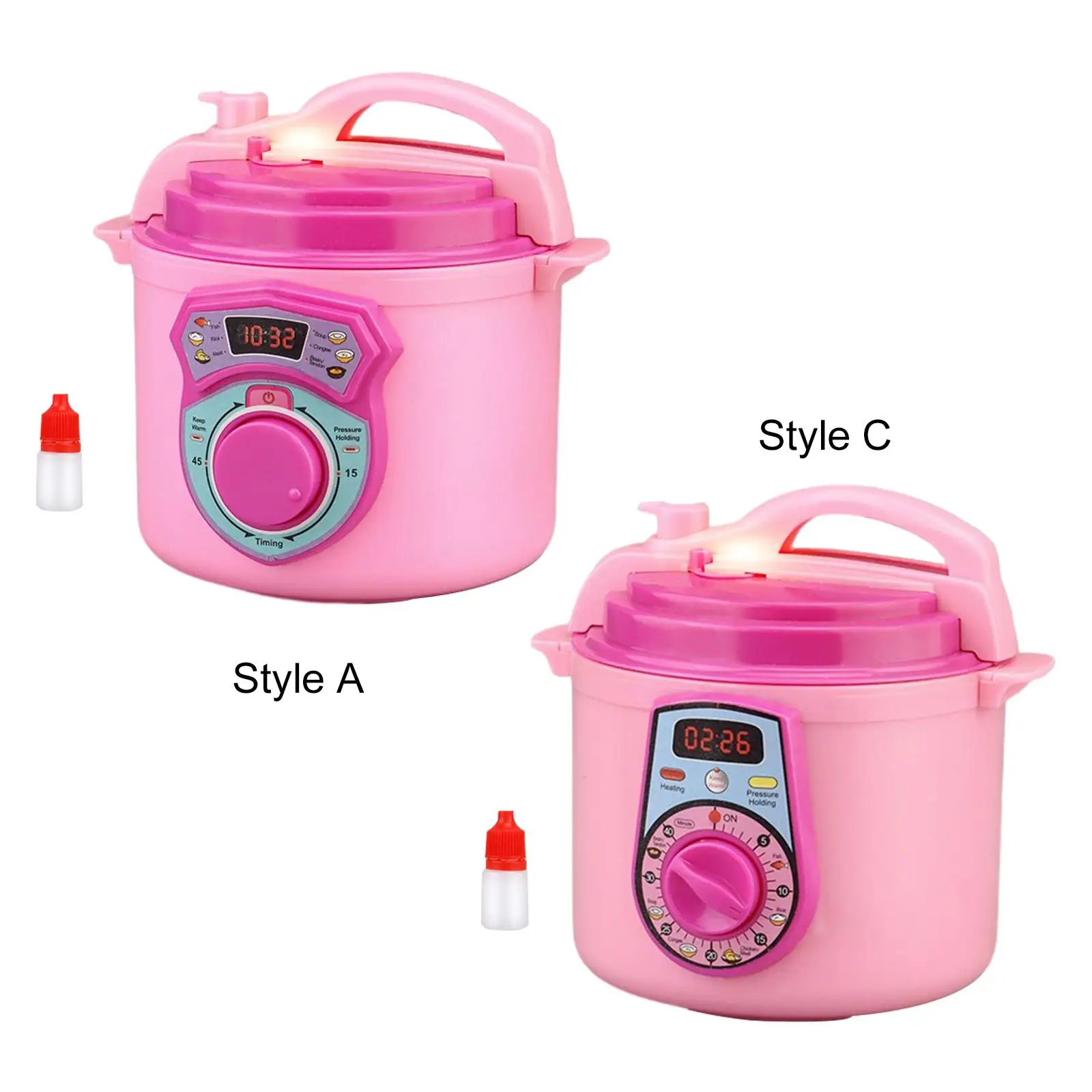 Electric Rice Cooker Toy Role Playing Toy Learning Educational Toy Mini with Lights Sound for Boy Children Girl 
Electric Rice Cooker Toy Role Playing Toy Learning Educational Toy Mini with Lights Sound for Boy Children Girl
