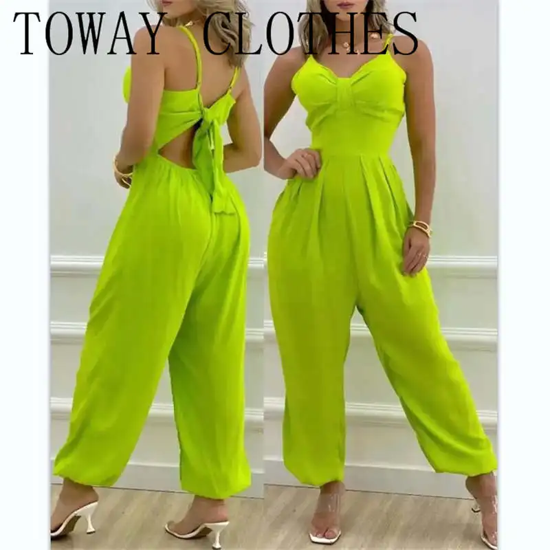 Women's Clothing Summer 2022 Ruched Cutout Knotted Cuffed Jumpsuit Romper Bodysuit Woman Outfits
Women's Clothing Summer 2022 Ruched Cutout Knotted Cuffed Jumpsuit Romper Bodysuit Woman Outfits