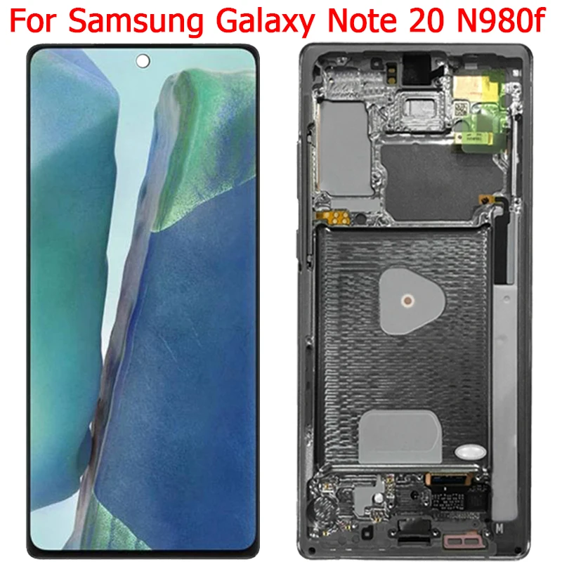 Original For Samsung Galaxy Note 20 Display LCD Screen With Frame 6.7" SM-N980F/DS N980F Note20 LCD Touch Screen
Original For Samsung Galaxy Note 20 Display LCD Screen With Frame 6.7" SM-N980F/DS N980F Note20 LCD Touch Screen
