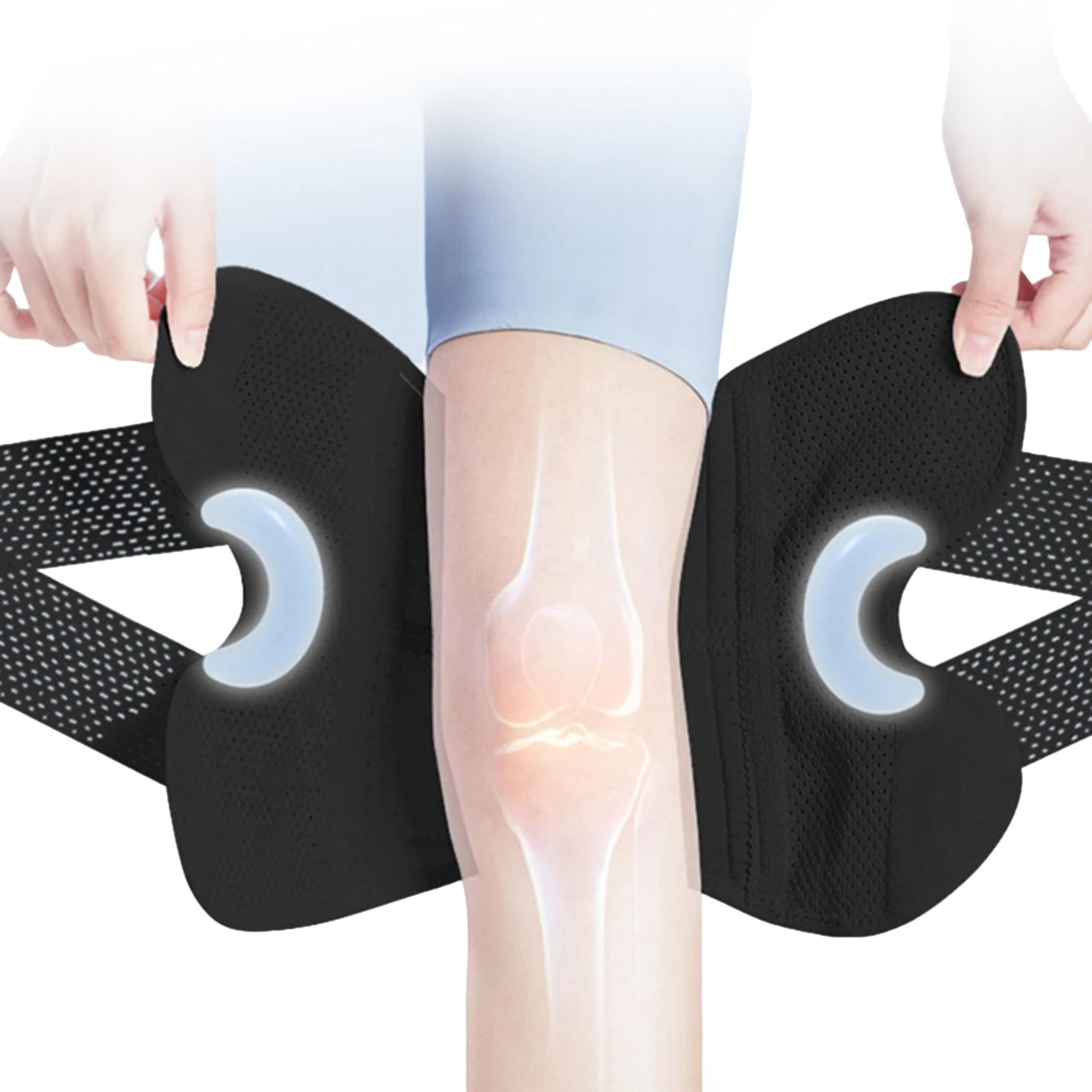 Patella Gel Pads Professional Knee Brace Breathable V-shaped Knee Brace for Tennis Cycling and Climbing
Patella Gel Pads Professional Knee Brace Breathable V-shaped Knee Brace for Tennis Cycling and Climbing
