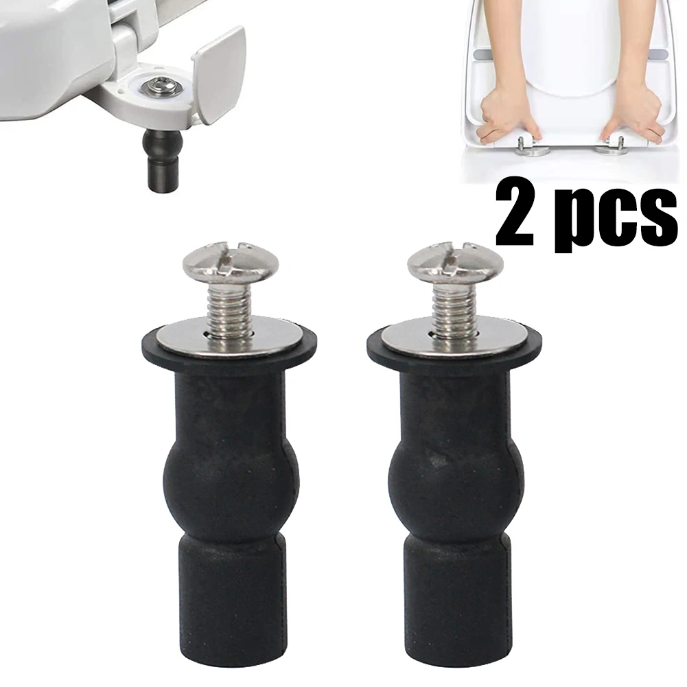 2 Pack Toilet Seat Screws Hinges Expanding Rubber Top Nuts Fixings WC Blind Hole For Broken Old Toilet Seat Hinges
2 Pack Toilet Seat Screws Hinges Expanding Rubber Top Nuts Fixings WC Blind Hole For Broken Old Toilet Seat Hinges
