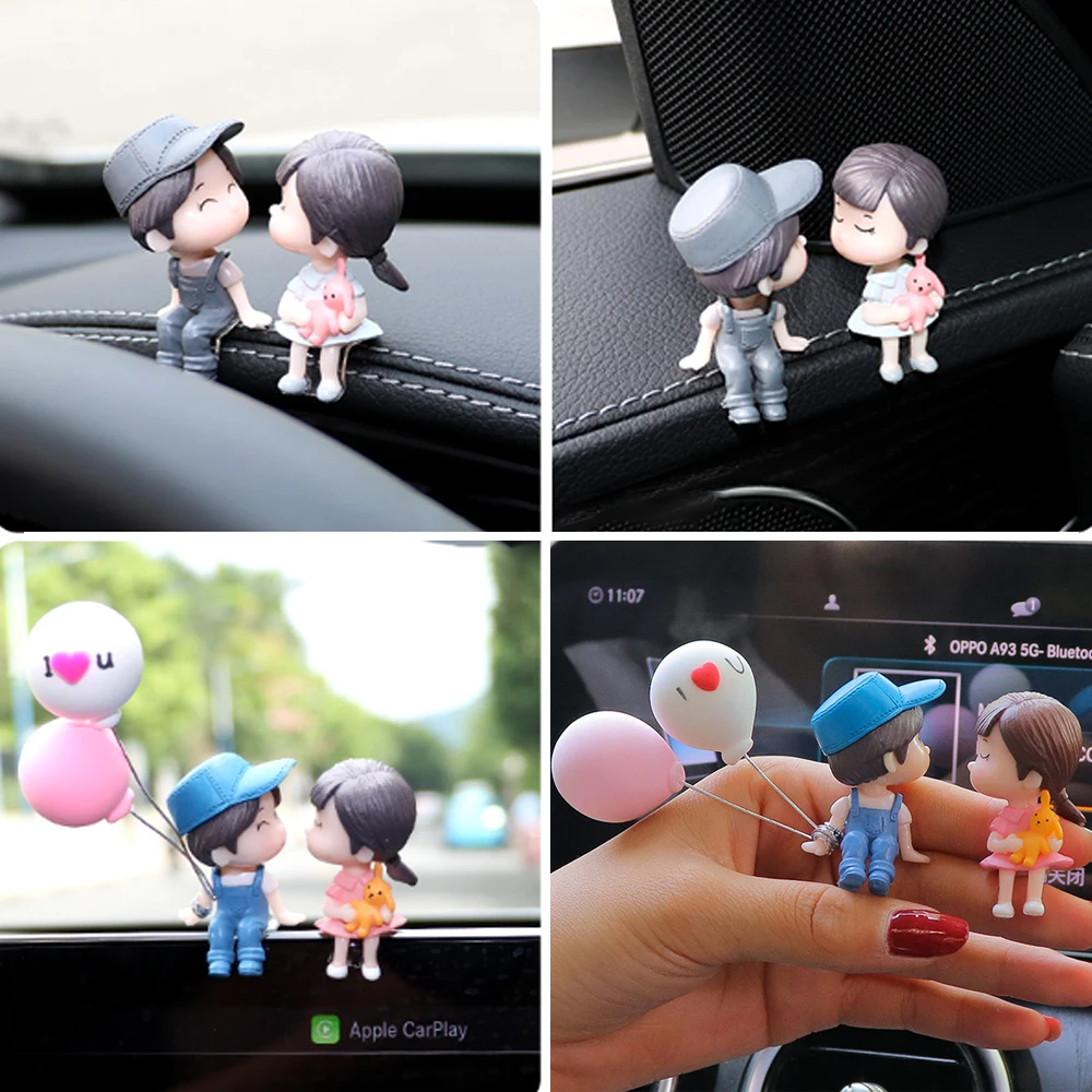 Car Decoration Cute Cartoon Couples Action Figure Figurines Balloon Ornament Auto Interior Dashboard Accessories for Girls Gifts
Car Decoration Cute Cartoon Couples Action Figure Figurines Balloon Ornament Auto Interior Dashboard Accessories for Girls Gifts