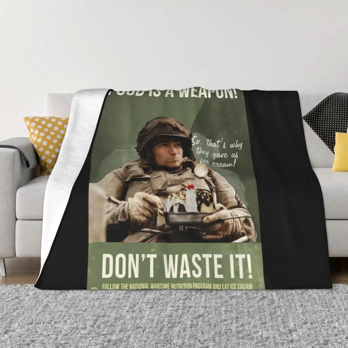 Одеяло Guarnere band of brothers теплые зимние пушистые мягкие термоодеяла для путешествий