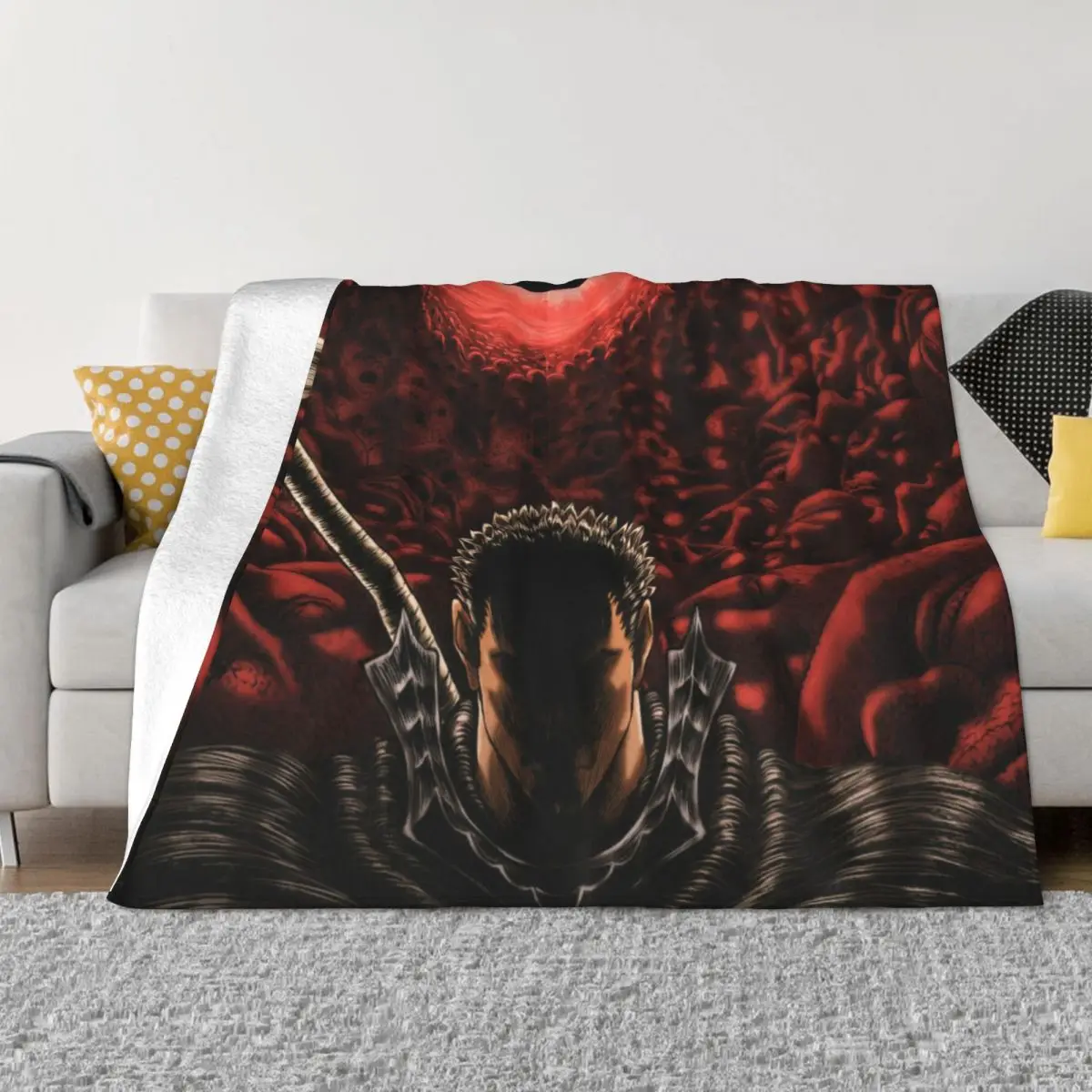 Одеяло для манги Berserk внутрь, Фланелевое удобное мягкое флисовое покрывало Черного Воина
Одеяло для манги Berserk внутрь, Фланелевое удобное мягкое флисовое покрывало Черного Воина