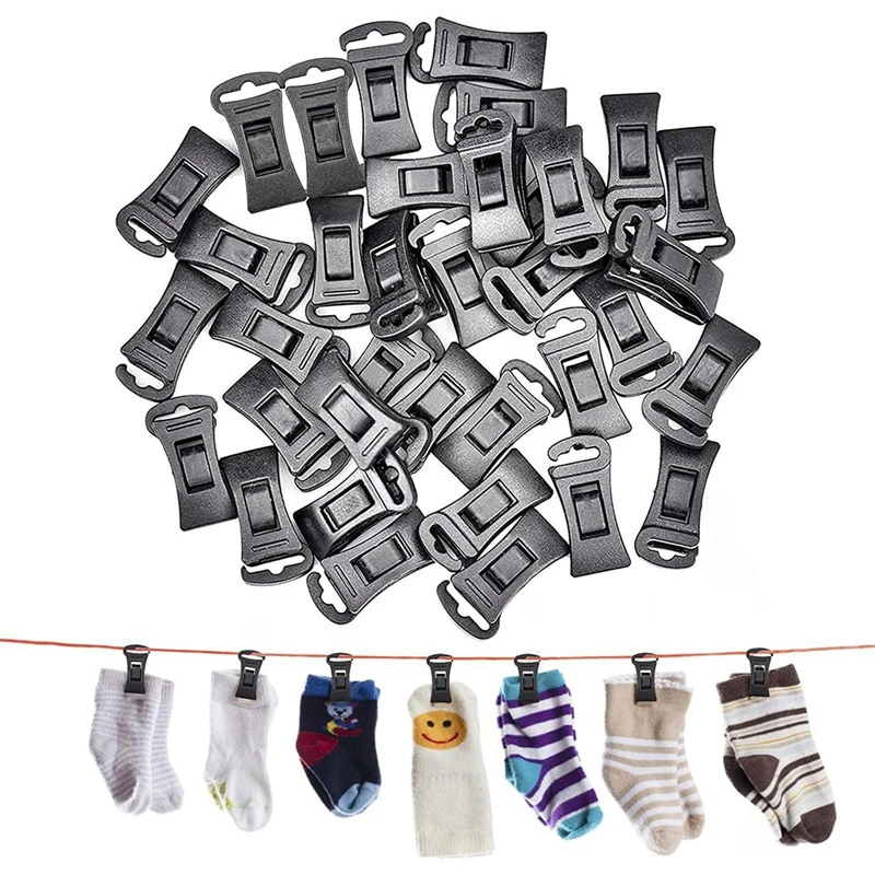 40Pcs Sock Clip Non-slip Convenient Sock Closet Hanging Clothespins Clothes Pegs for Washing Machine and Dryer Sock Holder
40Pcs Sock Clip Non-slip Convenient Sock Closet Hanging Clothespins Clothes Pegs for Washing Machine and Dryer Sock Holder
