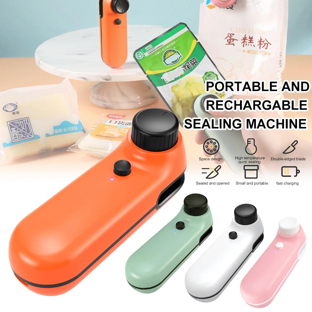 Mini Bag Sealer Food Package Sealing Bags Tool Thermal Plastic Bag Closure USB Charging Kitchen Portable Heat Sealer Packing
Mini Bag Sealer Food Package Sealing Bags Tool Thermal Plastic Bag Closure USB Charging Kitchen Portable Heat Sealer Packing