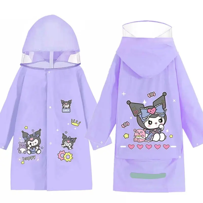 Sanrios Kawaii Anime Kuromi My Melody Pochacco Cute Cartoon Kids Raincoat Thickened Durable Student Rain Poncho Birthday Gift
Sanrios Kawaii Anime Kuromi My Melody Pochacco Cute Cartoon Kids Raincoat Thickened Durable Student Rain Poncho Birthday Gift