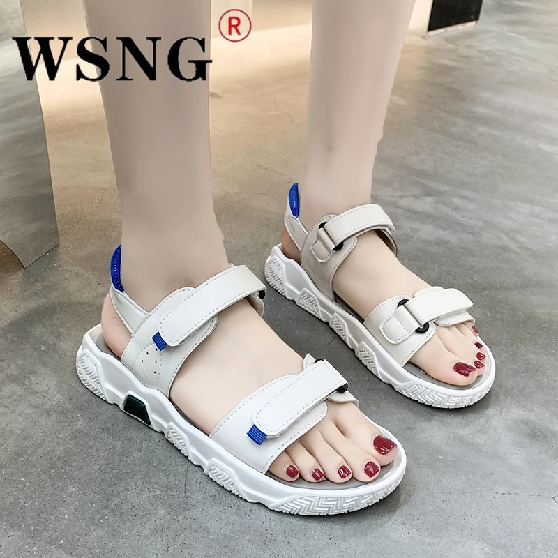 Women's Velcro Sports Sandals 2022 Summer Flat Simple Lightweight Sandals Fashion Versatile Thick Bottom Casual Beach Sandals
Women's Velcro Sports Sandals 2022 Summer Flat Simple Lightweight Sandals Fashion Versatile Thick Bottom Casual Beach Sandals