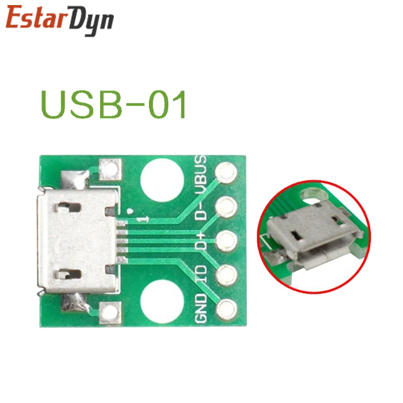 MICRO USB To DIP Adapter 5pin Female Connector B Type PCB Converter Breadboard Switch Board SMT Mother Seat
MICRO USB To DIP Adapter 5pin Female Connector B Type PCB Converter Breadboard Switch Board SMT Mother Seat