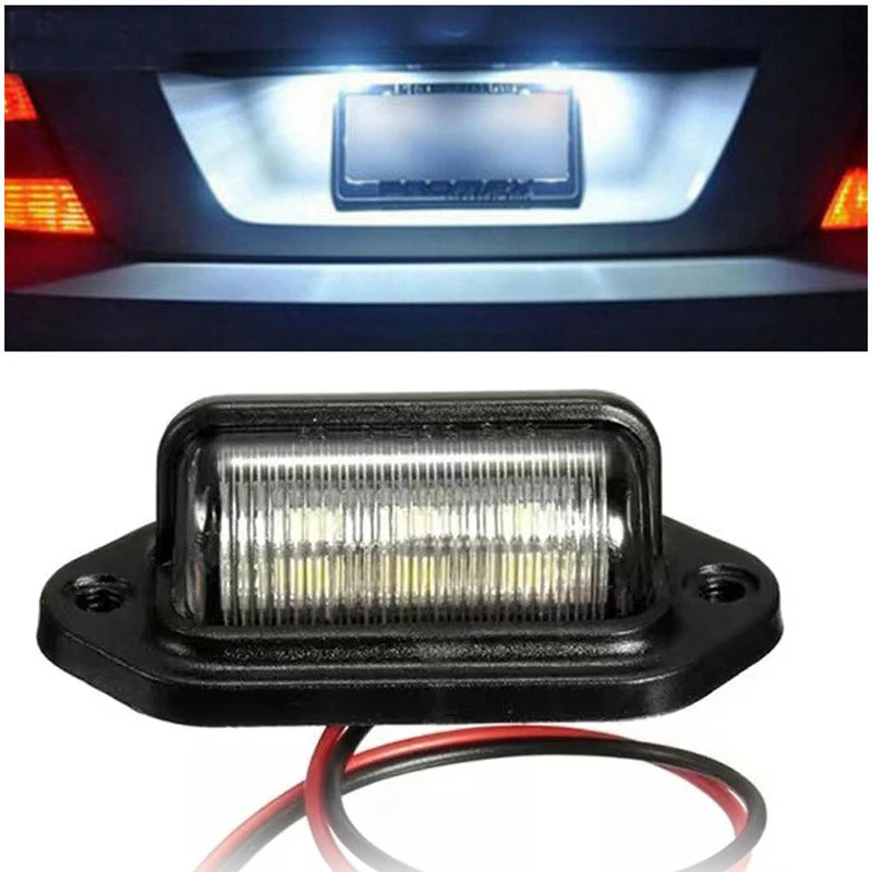 Car 6 LED License Plate Light Concierge Dome Roof Side Single Light for Car Truck SUV RV Trailer Van Boat Trailers Accessories
Car 6 LED License Plate Light Concierge Dome Roof Side Single Light for Car Truck SUV RV Trailer Van Boat Trailers Accessories